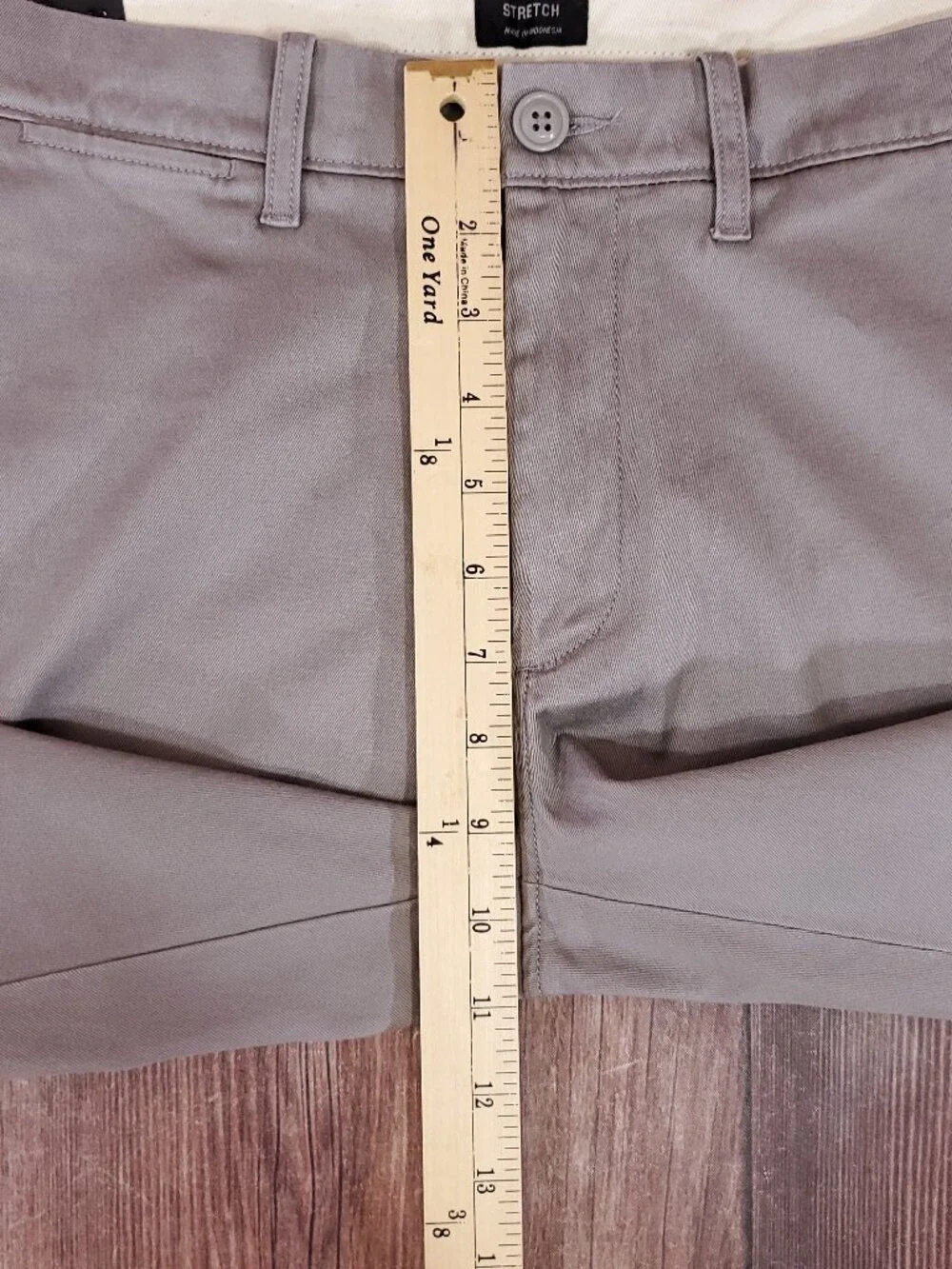 *READ* NWT J Crew Mens 30x31.5(32) 484 Slim fit Stretch Chino Pants Gray E1589